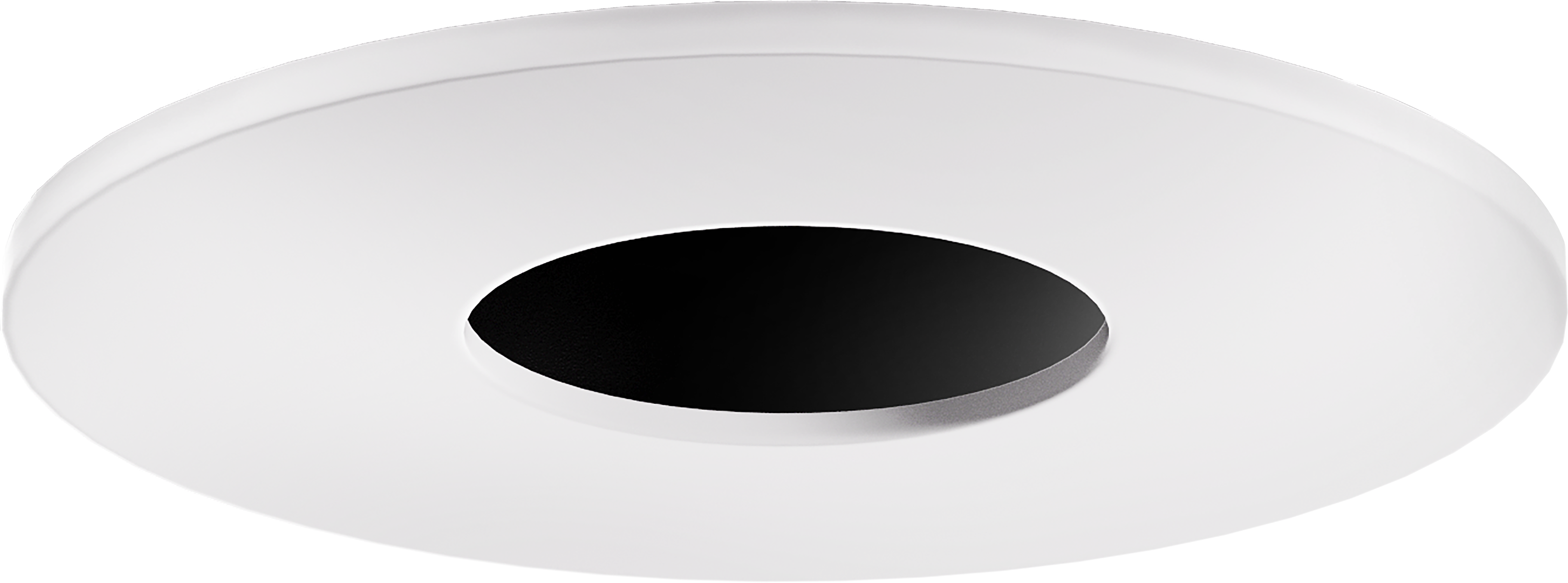Round Pinhole, flangeless, white